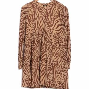 AFRM Long Sleeve Babydoll Dress (Small)